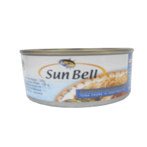 SUN BELL TUNA CHUNKS IN VEGETABLE OIL  KLG 130g