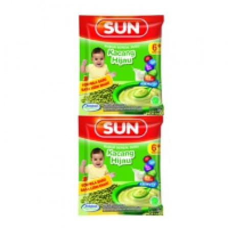 Sun Bubur Sereal Susu Kacang Hijau SCT 20g ( ISI 8 )