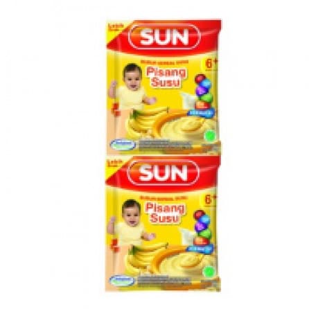 Sun Bubur Sereal Susu Pisang SCT 20g ( ISI 8 )