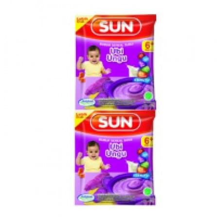 Sun Bubur Sereal Susu UBI UNGU SCT 20g ( ISI 8 )