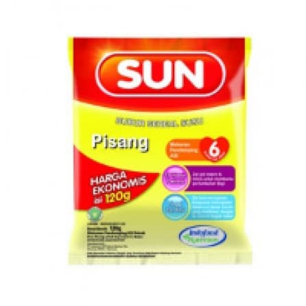 Sun Bubur Susu ( Ekonomis ) PISANG PCK 120g