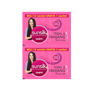 SUNSILK SHAMPOO CO-CREATIONS THICK & LONG SCT 10mL