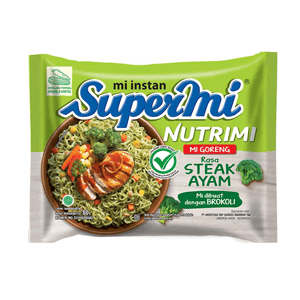 SUPERMI NUTRIMI MIE GORENG STEAK AYAM PCK 80g