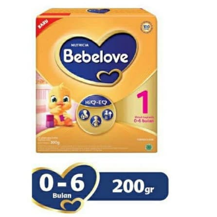 SUSU BEBELOVE 1 HIQ-EQ 200G