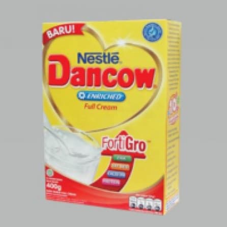 Susu Bubuk Dancow ( New Fraq ) Full Cream Box 400 g