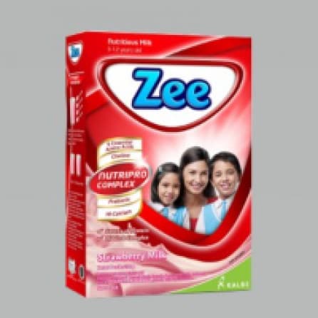 Susu Bubuk Zee Instant Strawberry Box 350 g