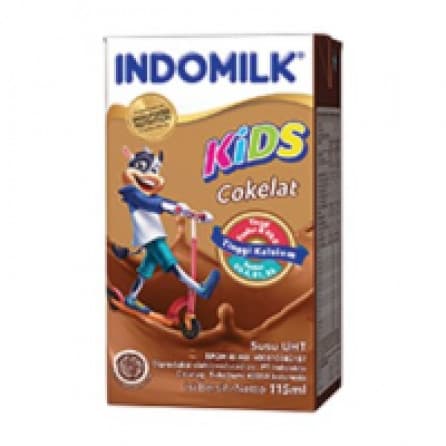 Susu Cair Indomilk Uht Kids Cokelat Tpk 115 ml