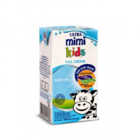 Susu Cair Ultra Mimi UHT Full Cream Tpk 125mL
