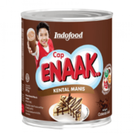 Susu Kental Manis Cap Enaak Coklat Klg 370g