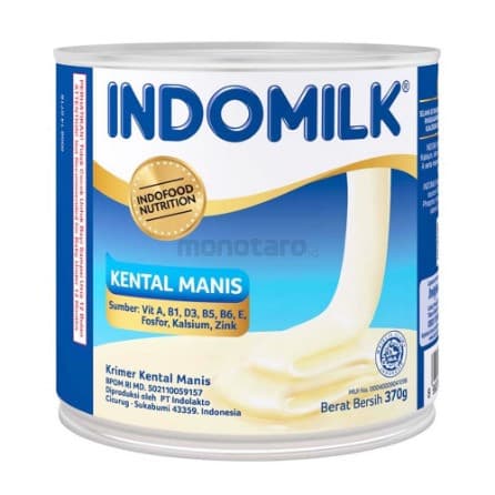 SUSU KENTAL MANIS INDOMILK PLAIN 370ml