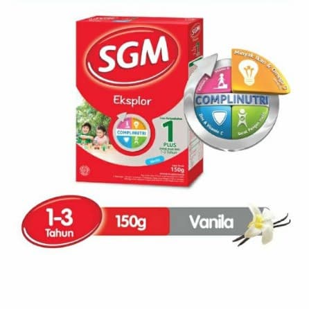 SUSU SGM EKSPLOR 1+ VANILA 150g