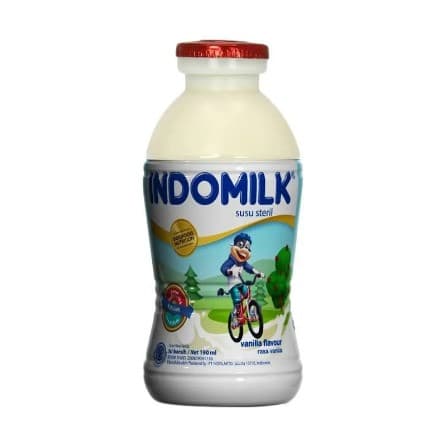 SUSU STERIL INDOMILK VANILLA 190g