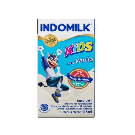 SUSU UHT INDOMILK KIDS VANILA 115ml