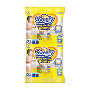SWEETY BRONZE DAY ACTIVE PANTS 1'S  PCK EXTRALARGE