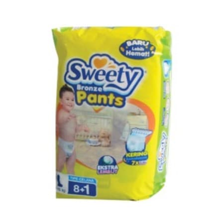 Sweety Bronze Day Active Pants 8'S PCK LARGE