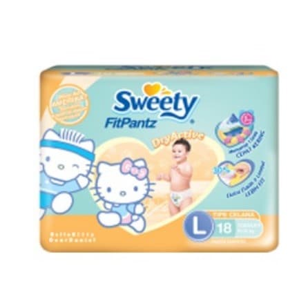 Sweety Silver Pants Baby 18'S BAG LARGE