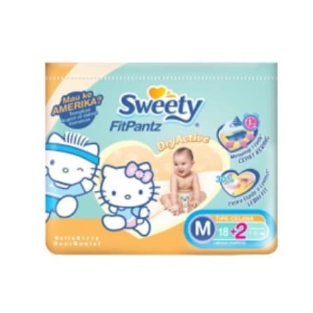 Sweety Silver Pants Baby 18'S BAG MEDIUM