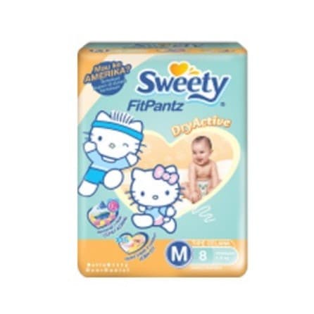 Sweety Silver Pants Baby 8+1'S BAG MEDIUM