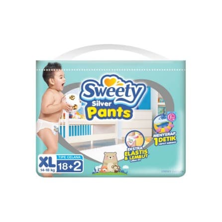 SWEETY SILVER PANTS XL18+2
