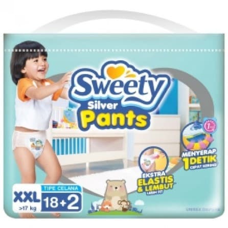 SWEETY SILVER PANTZ XXL18+2