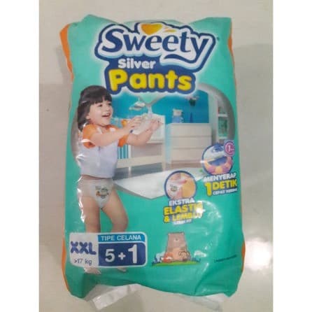 SWEETY SILVER PANTZ XXL5+1