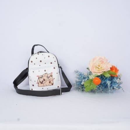 Tas Slempang Vynil Printing Bianca