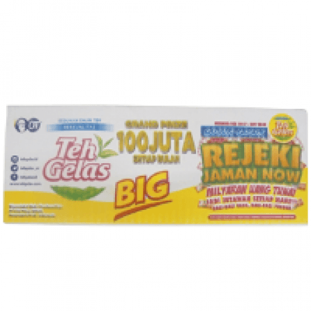 Teh Gelas Minuman Teh Alami Big Cup 250mL