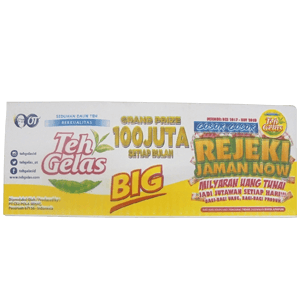 TEH GELAS MINUMAN TEH ALAMI BIG  CUP 250mL