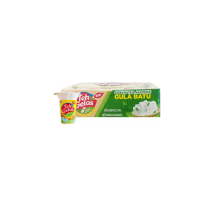 TEH GELAS MINUMAN TEH ALAMI GULA BATU CUP 160mL