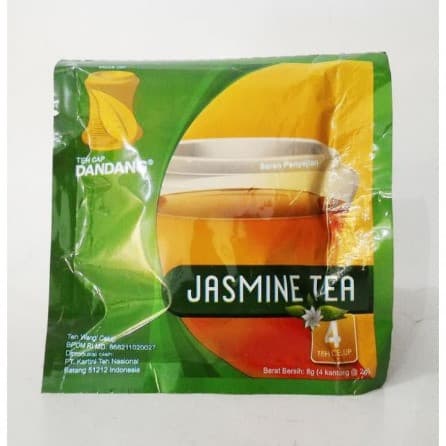 TEH JASMINE CELUP 8g (ISI 4 kantong)