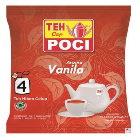TEH POCI SACHET VANILA 4's