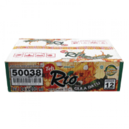 Teh Rio Gula Batu Cup Isi 24 (180mL)