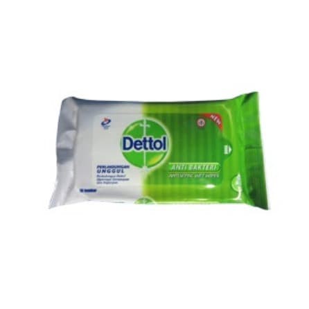 Tisu Dettol Anti Septic Wet Wipes 10'S Pck