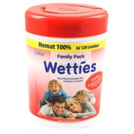 Tisu Mitu Wet Wetteis A/Septic 90'S Btl
