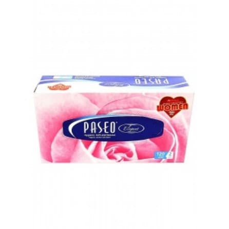 Tisu Wajah Paseo Elegant 2Ply /120'S Box