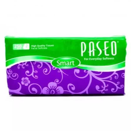 Tisu Wajah Paseo Smart 2ply/250's Pck
