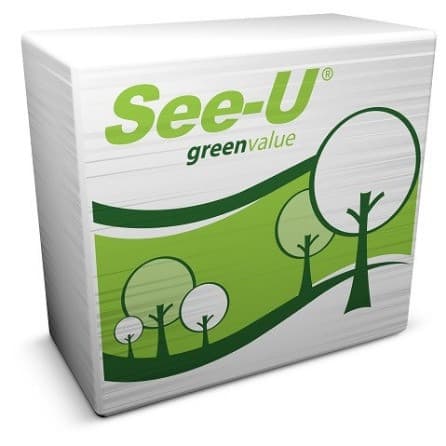 Tisu Wajah See-U green value Pck 625g