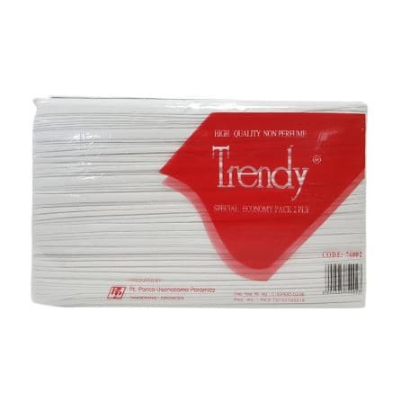 Tisu Wajah Trendy 74002 Non Perfumed PCK 400g