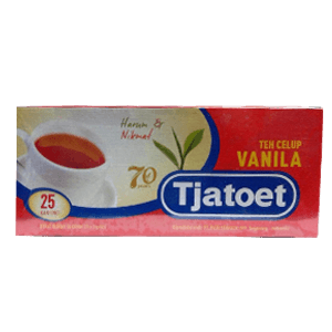 TJATOET TEH CELUP 25'S VANILA BOX 50g