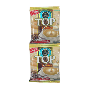 TOP COFFEE KOPI SUSU KENTAL MANIS  RCG 12x30g