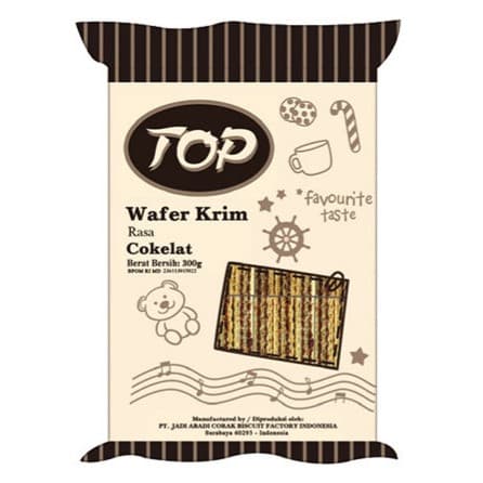 TOP WAFER KRIM COKLAT 300G