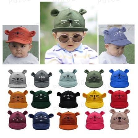 Topi Bayi Karakter Cat 1 - 4 Tahun