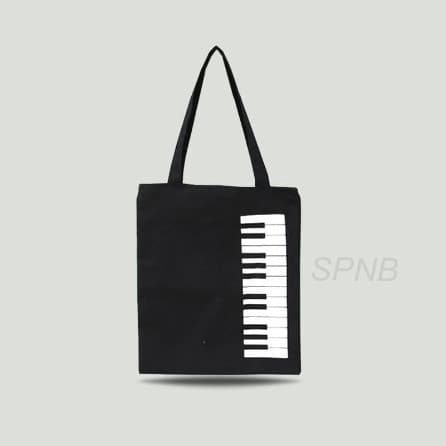 Tote Bag Kanvas Piano