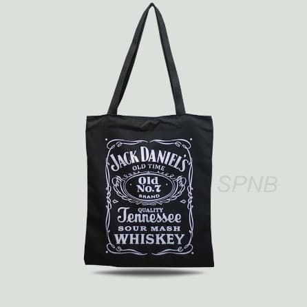 Tote Bag USA Drill Jack Daniels Hitam