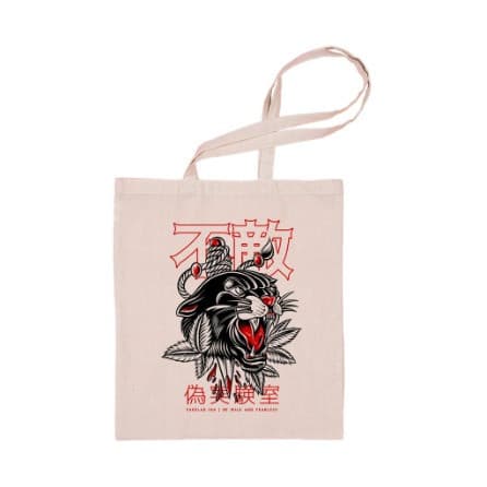 Totebag Fakelab Kanvas Panther 