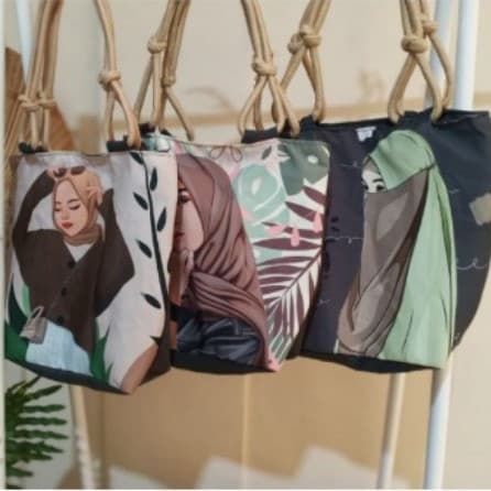Totebag Sumbu Print Hijab Part 4