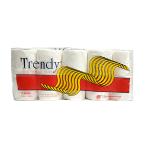 TRENDY TOILET TISSUE EMBOSS 24003/10S  PCK 