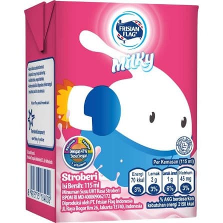 UHT MILKY STROBERRY 115ML