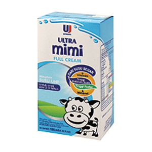 ULTRA MIMI SUSU CAIR UHT FULL CREAM TPK 125mL
