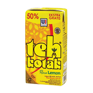 ULTRA TEH KOTAK LEMON TPK 300mL